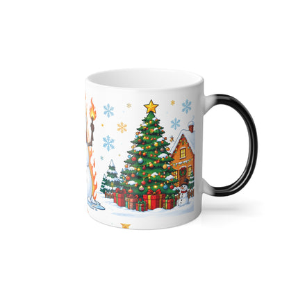 Christmas Snowman Color-Changing Mug