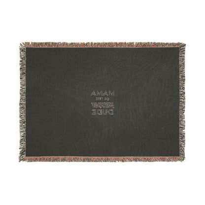 Mama Bear Woven Blanket