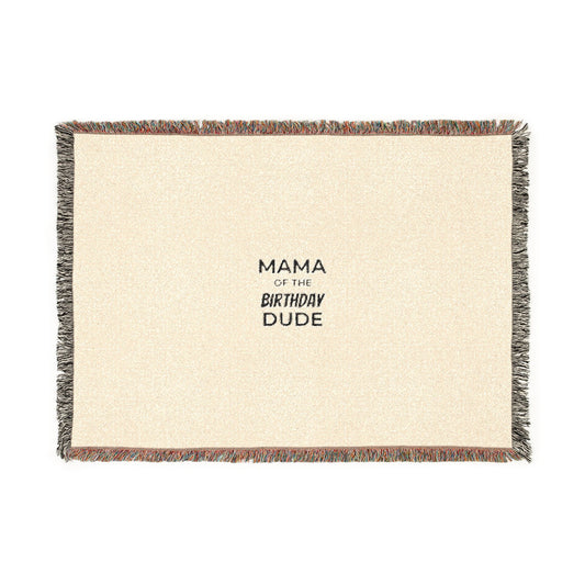 Mama Bear Woven Blanket
