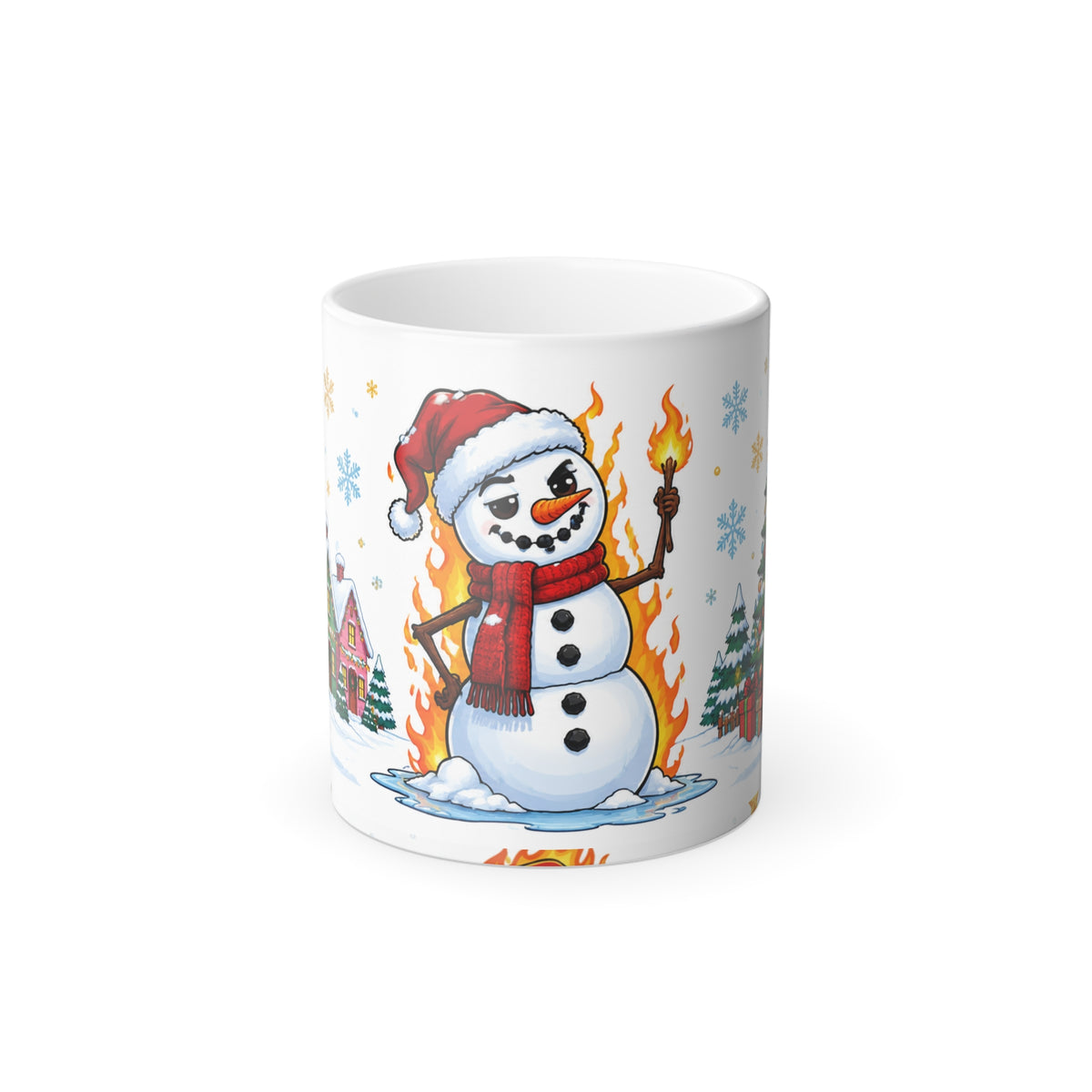 Christmas Snowman Color-Changing Mug