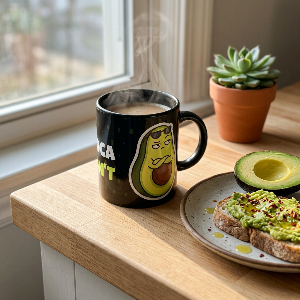 Avocadon't Mug – Sarcastic Avocado Black Coffee Mug