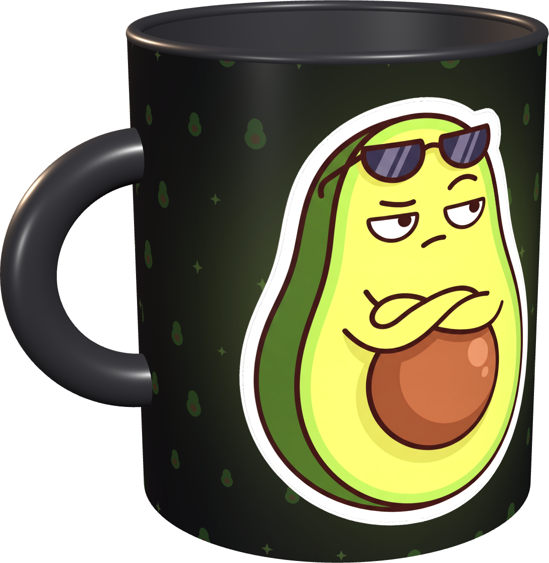 Avocadon't Mug – Sarcastic Avocado Black Coffee Mug